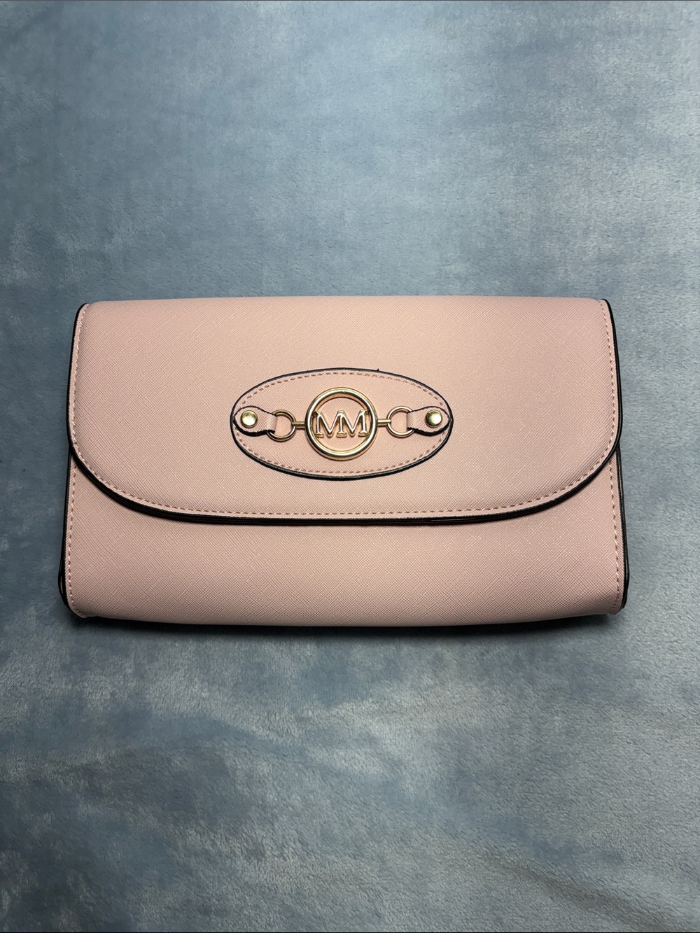 Marilyn Monroe Women's Blush Clutch with Gold Accent